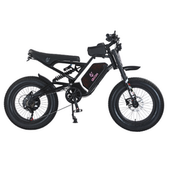 DITON D9 1500W Electric Fat Tire Off-Road E-Bike – 52V 25Ah, Dual Suspension | In Stock – Ships Within 24 Hours