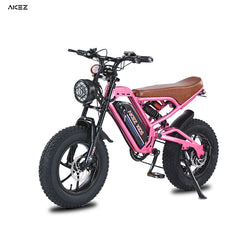 AKEZ 16" Kids Electric Bike 36V 350W, Lightweight E‑Bike for Boys & Girls, Adjustable Seat, Pedal Assist & Throttle, Safe & Easy Rid
