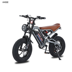 AKEZ 16" Kids Electric Bike 36V 350W, Lightweight E‑Bike for Boys & Girls, Adjustable Seat, Pedal Assist & Throttle, Safe & Easy Rid