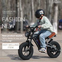 AKEZ 16" Kids Electric Bike 36V 350W, Lightweight E‑Bike for Boys & Girls, Adjustable Seat, Pedal Assist & Throttle, Safe & Easy Rid