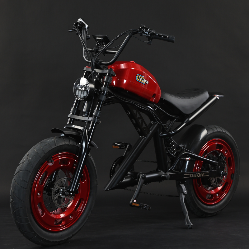 Diton H1 Electric Motorcycle – 52V 1500W Harley-Style E-Motorbike, 30Ah Long-Range Lithium Battery, Fat Tire Performance