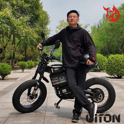 DITON S300 60V 3000W High-Power Electric Mountain Bike – Dual Suspension, 25Ah Lithium, 7-Speed, >50km/h Off-Road E-Bike