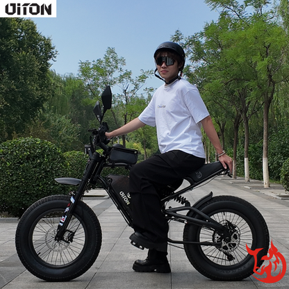 Pre-Order DITON D9 – 1500W Off-Road Fat Tire Electric Bike, 52V 25Ah Dual Suspension | Ships Sept 1