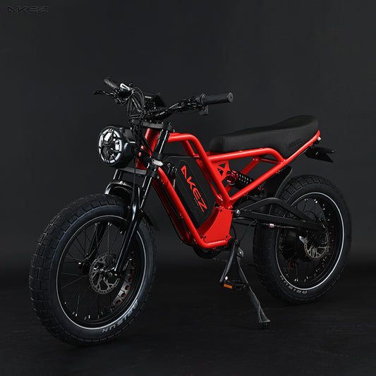 AKEZ Panther 52V 1500W Electric Bike with 25Ah Battery - High Performance for Long-Distance Travel