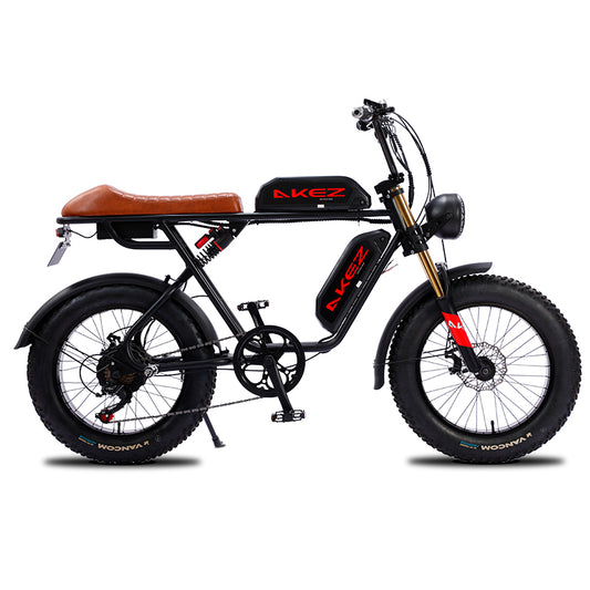 AKEZ Electric Scooter Bike S1 20″ Fat Tire Top speed 28MPH (45KM/H)